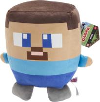 Boneco de Pelúcia Minecraft Cuutopia Steve - Mattel - 25cm