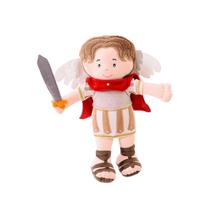 Boneco De Pelúcia Religioso São Miguel Arcanjo 32cm Lavável e Antialérgico Ideal Para Decorar ou Presentear No Natal Zip Boneco De Pelúcia Religioso São Miguel Arcanjo 32cm Lavável e Antialérgico Ideal Para Decorar ou Presentear No Natal Zip