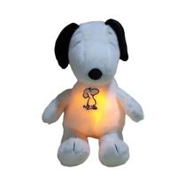 Boneco De Pelúcia Snoopy Branco Para Bebês Com Música Calmante E Luz, Brinquedo Sensorial, Presente