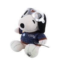 Boneco de pelúcia Snoopy Pilot de 35 cm Soft Peanuts Character Doll