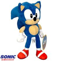 Boneco de Pelúcia Sonic The Hedgehog Azul 30Cm