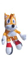 Boneco de Pelúcia Tails 50cm turma do sonic Médio Amarelo