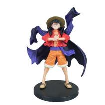 Boneco de PVC One Piece Monkey D. Luffy Cloak, modelo de brinquedo de 21 cm Boneco de PVC One Piece Monkey D. Luffy Cloak, modelo de brinquedo de 21 cm