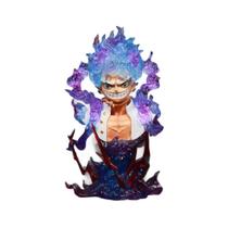 Boneco de PVC One Piece Nika Luffy 5th Gear com LED de 17 cm