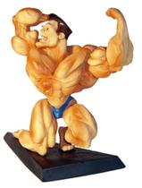 Boneco de resina fitness