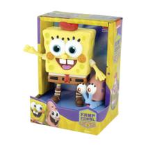 Boneco de Vinil Bob Esponja e Gary Lider - 3076 Boneco de Vinil Bob Esponja e Gary Lider - 3076