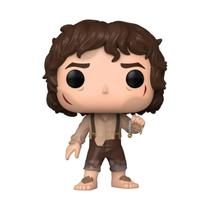 Boneco de vinil colecionável Funko Pop! Filmes O Senhor dos Anéis Frodo com anel de 3,7 polegadas Boneco de vinil colecionável Funko Pop! Filmes O Senhor dos Anéis Frodo com anel de 3,7 polegadas
