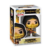 Boneco de vinil colecionável Funko Pop Games Mortal Kombat 11 Scorpion Boneco de vinil colecionável Funko Pop Games Mortal Kombat 11 Scorpion