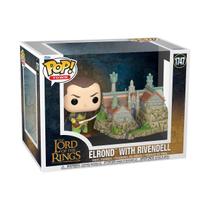 Boneco de vinil colecionável Funko Pop Town Elrond com Rivendell
