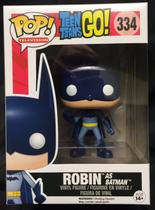 Boneco de vinil Funko DC Teen Titans Go! Robin como Batman 334