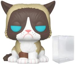 Boneco de vinil Funko Icons Grumpy Cat com protetor de caixa pop