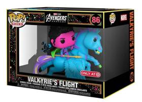 Boneco de vinil Funko Pop! Coleção Marvel Black Light Valkyrie's Flight