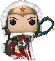Boneco de vinil Funko Pop! DC Heroes DC Holiday Mulher Maravilha Boneco de vinil Funko Pop! DC Heroes DC Holiday Mulher Maravilha