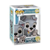 Boneco de vinil Funko Pop! Disney Lady e o Vagabundo Vagabundo com cachorrinho