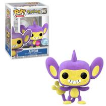 Boneco de vinil Funko Pop! Jogos Pokémon Aipom Flocked 947 Boneco de vinil Funko Pop! Jogos Pokémon Aipom Flocked 947