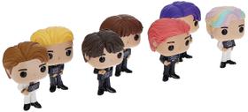 Boneco de vinil Funko POP! Manteiga Rocks BTS 9,5 cm - pacote com 7 Boneco de vinil Funko POP! Manteiga Rocks BTS 9,5 cm - pacote com 7