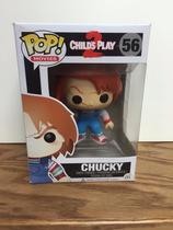 Boneco de vinil Funko POP Movies Chucky com 9,5 cm de altura Boneco de vinil Funko POP Movies Chucky com 9,5 cm de altura