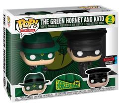 Boneco de vinil Funko POP! Pacote com 2 TVs Green Hornet e Kato