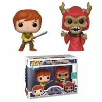 Boneco de vinil Funko Pop! Pacote com 2 unidades Disney Black Cauldron Taran e Horned King Boneco de vinil Funko Pop! Pacote com 2 unidades Disney Black Cauldron Taran e Horned King