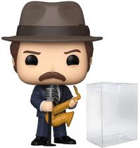 Boneco de vinil Funko POP Parks and Rec Duke Silver Ron Swanson