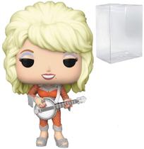 Boneco de vinil Funko POP Rocks Dolly Parton com protetor de caixa Boneco de vinil Funko POP Rocks Dolly Parton com protetor de caixa