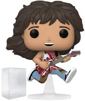 Boneco de vinil Funko Pop! Rocks Eddie Van Halen com guitarra