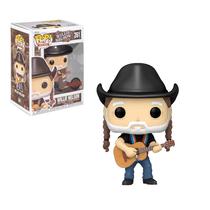 Boneco de vinil Funko Pop! Rocks Willie Nelson com chapéu de cowboy