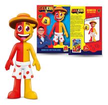 Boneco de Vinil Geleia Mine gamer para Fã Coleção 25cm Craft
