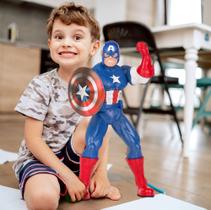 Boneco de vinil Gigante Capitão América Comics 50 cm
