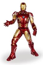 Boneco de Vinil Gigante Homem de Ferro com 10 Frases + Som - 50cm - TCS