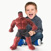 Boneco de vinil Gigante Hulk Vermelho Revolution 45 cm