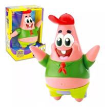 Boneco de Vinil Grande Patrick Articulado Bob Esponja Lider