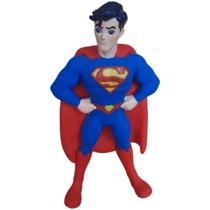 Boneco de vinil liga da justiça super heróis dc comics 25cm