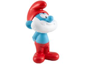 Boneco de Vinil Macio 14cm Smurfs Papai Smurf ou Smurfette Boneco de Vinil Macio 14cm Smurfs Papai Smurf ou Smurfette