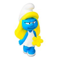 Boneco de Vinil Macio 14cm Smurfs Papai Smurf ou Smurfette - Cardoso Toys