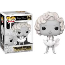 Boneco de vinil POP! Funko Marilyn Monroe preto e branco