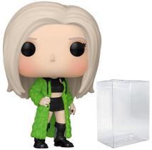 Boneco de vinil POP Rocks Blackpink Rosé Funko com caixa de 9,5 cm