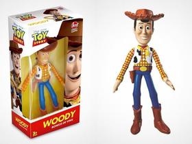 Boneco De Vinil Woody 19cm - Toy Story - Lider - Lider Ind. e Com. de Brinquedo