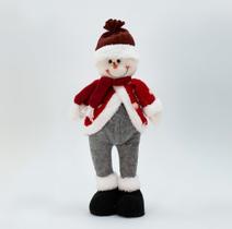 Boneco Decorativo Enfeite De Natal Boneco Neve Natalino 44cm