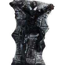 Boneco Decorativo Homem-Aranha Preto na Parede Estátua Estilo Figure com Acabamento Realista Boneco Decorativo Homem-Aranha Preto na Parede Estátua Estilo Figure com Acabamento Realista