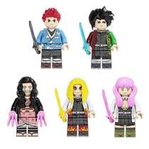 Boneco demon slayer anime bloco de montar
