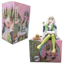 Boneco Demon Slayer kanroji Mitsuri 10cm Sentado action figure