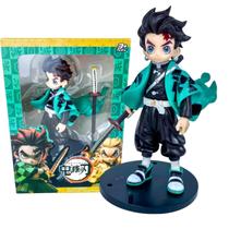 Boneco Demon Slayer - Tanjiro Kamado 16cm com base