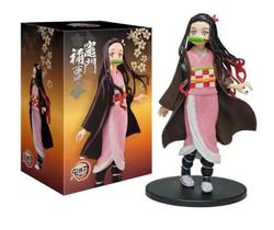 Boneco Demon Slayer Tanjiro Nezuko Kimetsu Action Figur 16cm