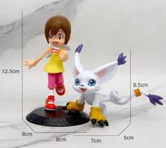 Boneco Digimon Adventure Kari e Tailmon - Sem Caixa