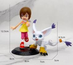Boneco Digimon Kari e Tailmon-Sem Caixa