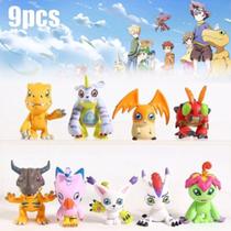 Boneco Digimon Miniatura 9 Unidades
