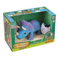 Boneco Dinossauro Amigo Triceratops Super Toys