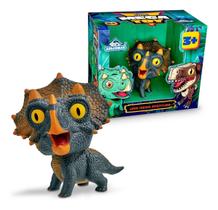 Boneco Dinossauro Bebê Mega Toy Triceratopo - Adijomar