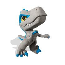 Boneco Dinossauro Blue Jurassic World Cinza com Mecanismo de Som Interativo Articulado Crianças